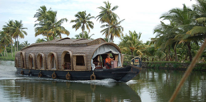 Houseboat in Kumarakom